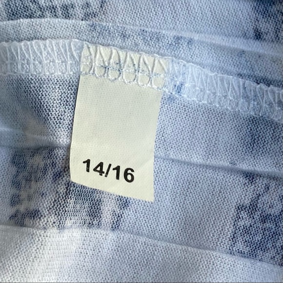 LANE BRYANT Nautical Floral Stripes Swing Tank Top Womens Large  14 16 - Picture 13 of 15